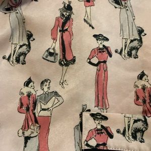 CABERNET Vintage Print Pajamas Set XL